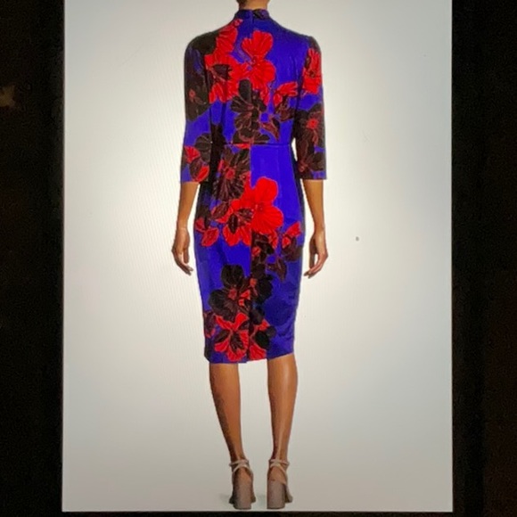 NWT Liz Claiborne 3/4 sleeve sheath midi 🤑🤑dress, size M (8/10) - Picture 3 of 11